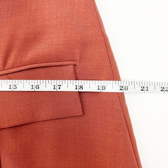 NWT WeWoreWhat Blazer Skirt Women's Size L Clay Wrap Mini - Picture 10 of 15